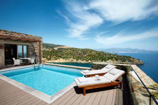 وود دك لاكشري فيلا كريت اليونان مجمع حمام السباحة وجهات السفر الصيفي