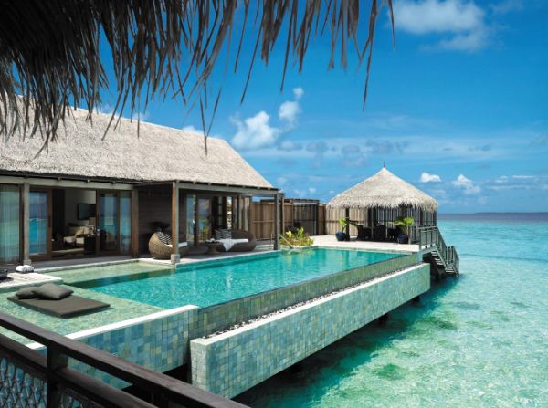 حمامات سباحة الفندق بلاط موزاييك - Shangri La Villingili-Resort Spa-Wellness جزر المالديف