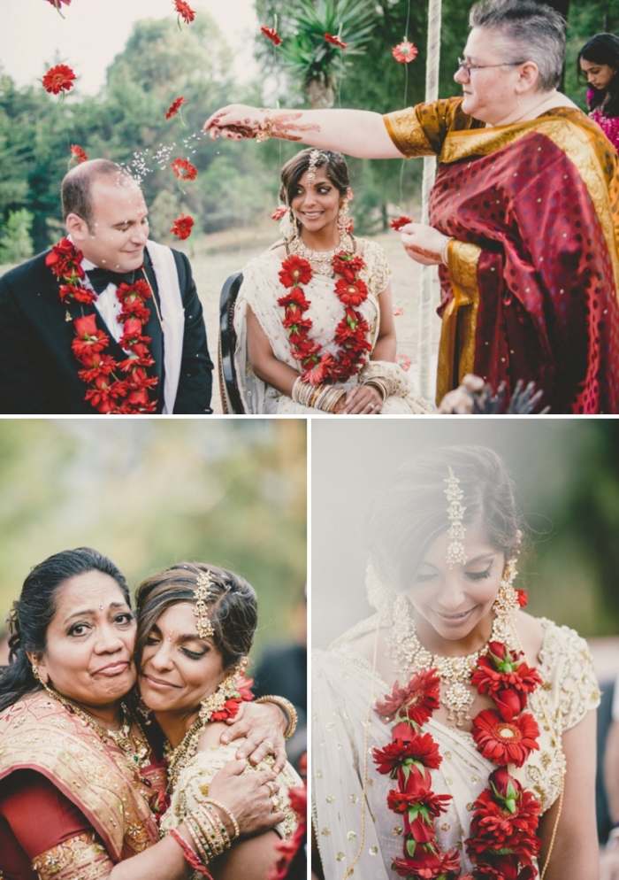 تفاصيل حفل زفاف يهودي هندوسي متعدد الثقافات