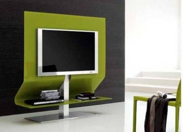 أثاث تلفزيون خزانة تلفزيون - تصميم أخضر - أفكار حديثة