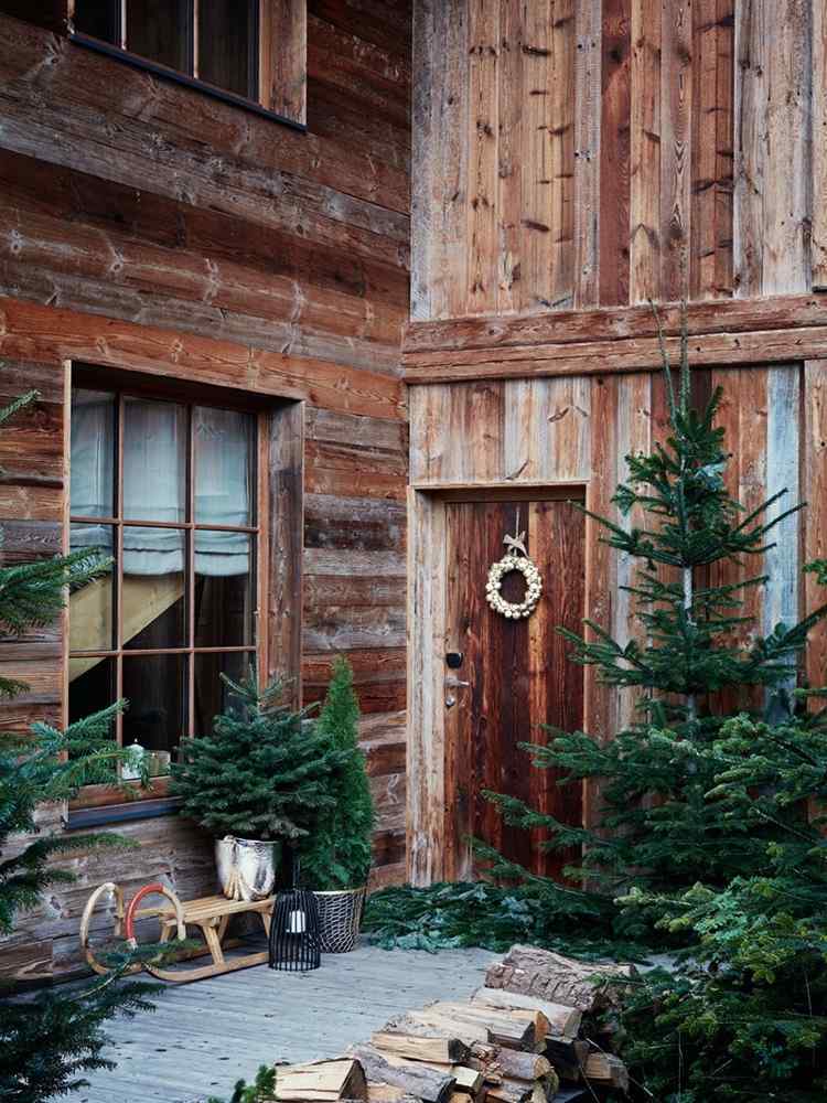 تزيين مدخل منزلك للحصول على نصائح وأفكار عيد الميلاد