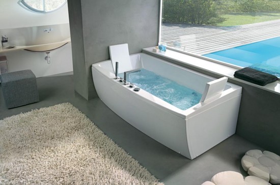 أحواض استحمام حديثة بتصميم خالد من مجموعة mahri