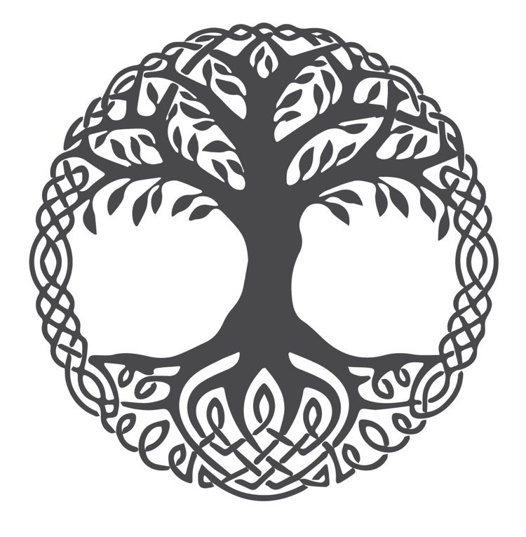 الرموز الإسكندنافية شجرة الحياة الأسرة