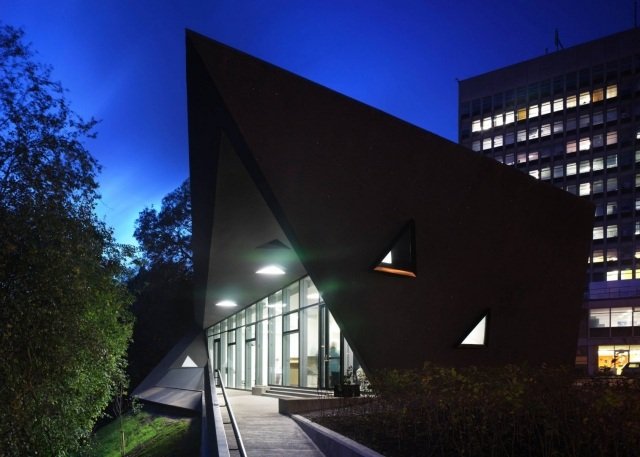 الهندسة المعمارية الحديثة اسكتلندا مراكز ماجي التصاميم المعمارية حديد